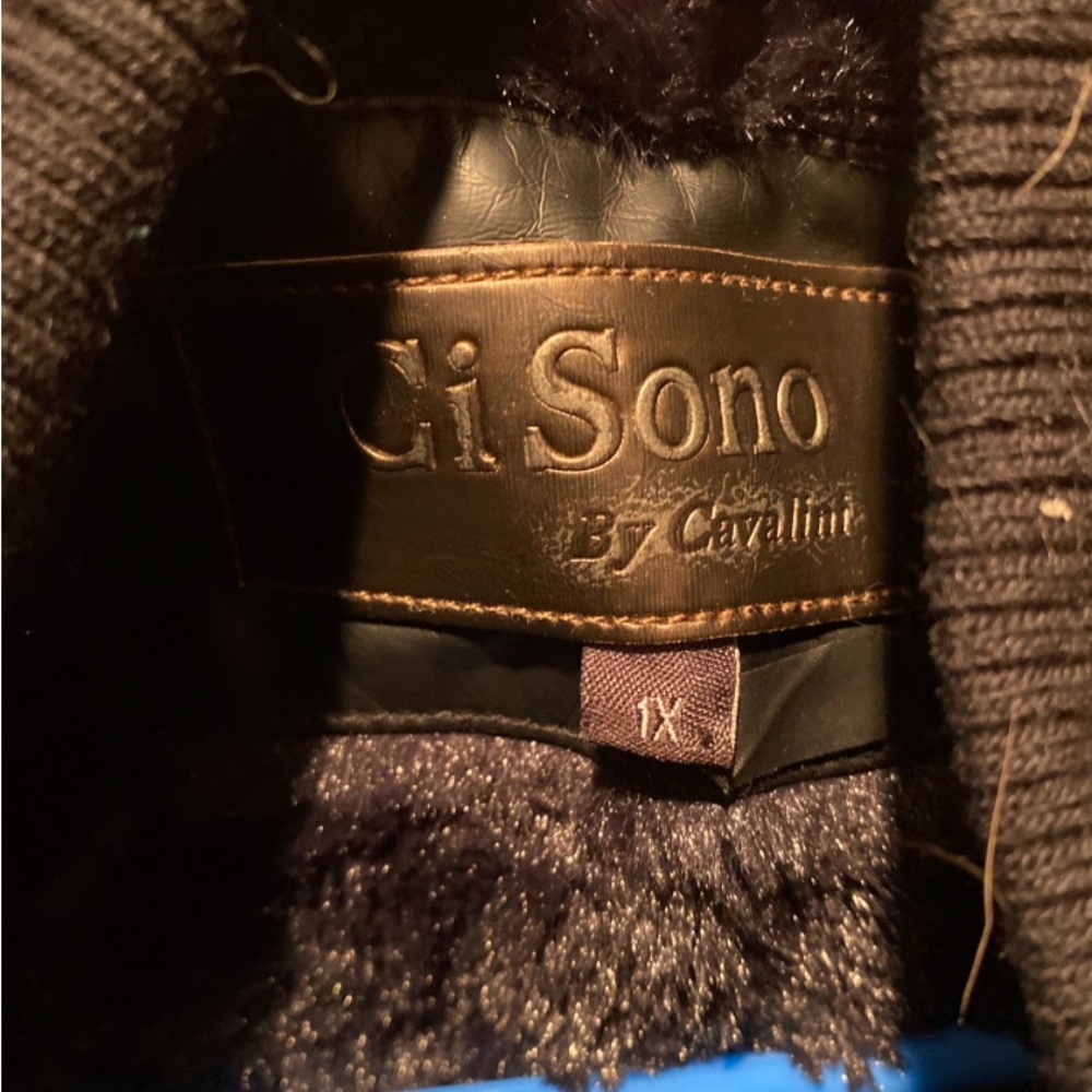 Men’s Leather Jacket XL​ GUC